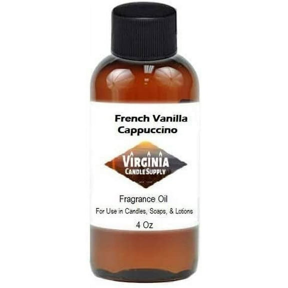 French Vanilla Cappuccino 4oz Bottle for Candle Making, Soap Making, Tart Making, Room Sprays, Lotions, Car Fresheners, Slime, Bath Bombs, Warmers