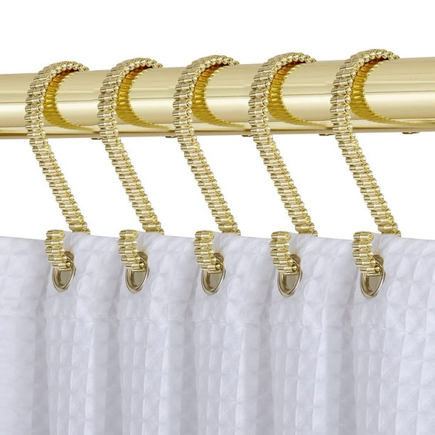 Utopia Alley Shower Rings, Shower Curtain Rings for Bathroom, Rustproof