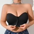 thumbnail image 6 of GPOECD Women's Plus Size Full Coverage Strapless Bra Multiway Convertible Underwire Support Comfortable Everyday Wear Black,XXXL, 6 of 9