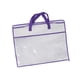 thumbnail image 5 of Bolsa organizadora de ropa y edredones con cremallera, bolsa grande para mudanzas de 21,6 x 15,7 pulgadas borde violeta, 5 of 9