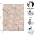 thumbnail image 4 of Princess Flower Dress Pattern Blanket,Comfortable Soft Lamb Wool Throw Blanket,All Season,Warm Lightweight Blankets for Sofa Bed Couch Living Room Chair,30"x40", 4 of 4