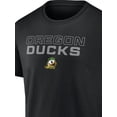 thumbnail image 3 of NCAA Oregon Ducks Men's Cotton Black Short Sleeve T-Shirt, 3 of 4