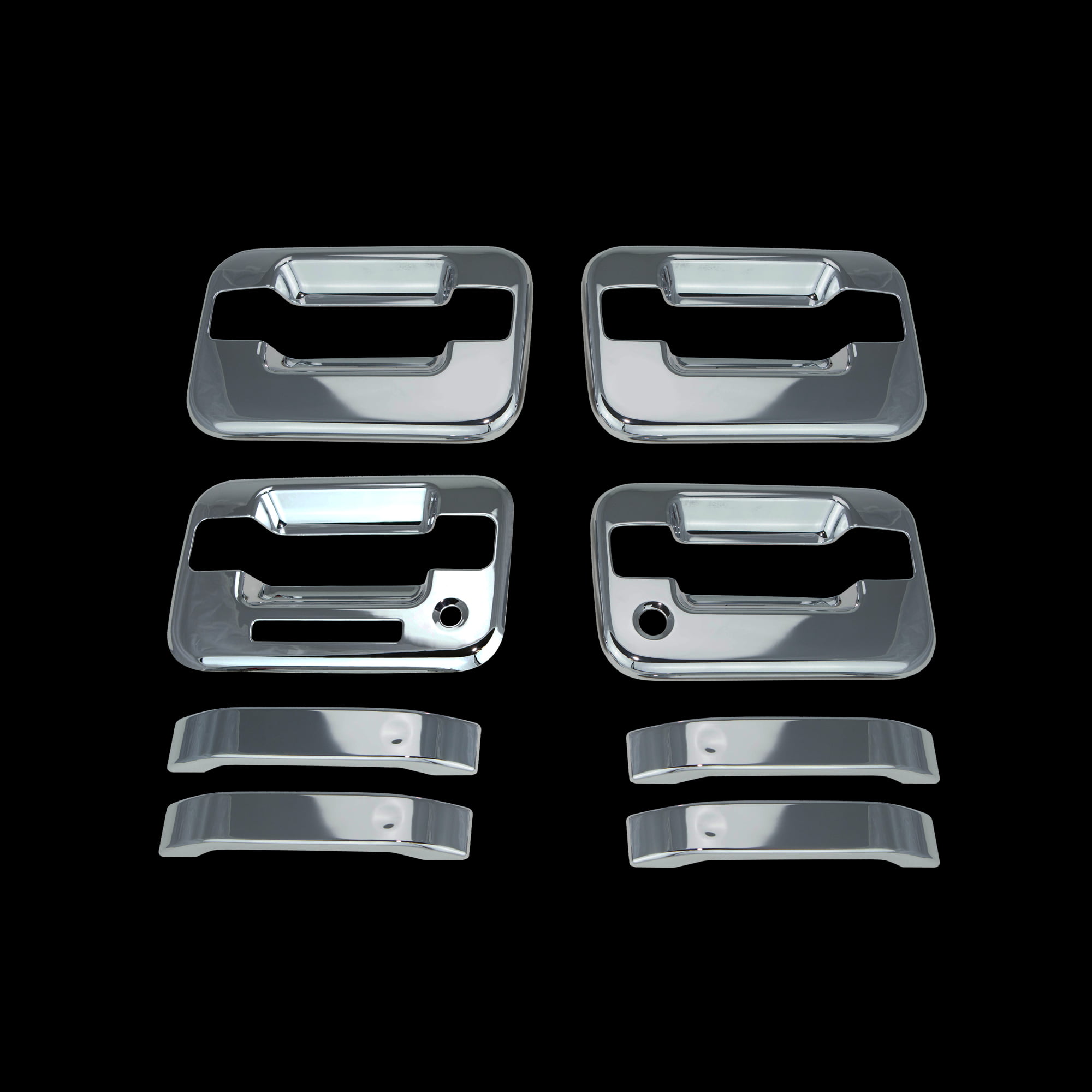 Details about   Chrome 04-14 Ford F150 Door Handle Cover Trim Bezel 4 Door With Keyless Keypad