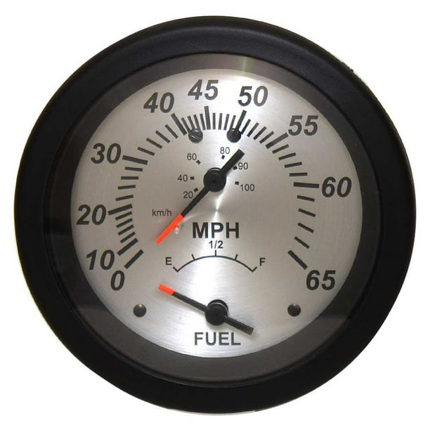 Teleflex Boat MultiFunction Gauge 69925 3 1/4 Inch Speedometer Fuel