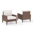 thumbnail image 3 of Outdoor Wicker Armchair Set - Patio Conversation Set - Modern Furniture - Durable & Stylish - 2 Piece Set, 3 of 3