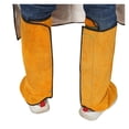 thumbnail image 5 of Leather Flame Retardant Welding Spats Protective Shoes Feet Cover Safety Protection Welder Tool Shoes Covers ,Great Choice, 5 of 6
