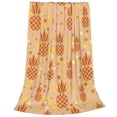 thumbnail image 2 of Fotbe Pineapples Manta de Franela Acolchonada con Estampado, Súper Suave y Esponjosa, Extra Grande para Sofá, Cama, Uso Todo el Año-60"x50", 2 of 7