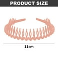 thumbnail image 2 of Hair band headbands for women/Girls Non-slip hairband Comfy Hair Hoop Resin teeth Comb, 2 of 5