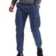 thumbnail image 1 of Pantalones largos para hombre, informales, lisos, con bolsillo, cintura elástica, para exteriores, con cordón ajustable, para trabajo, 1 of 7