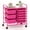 Hot Pink, variant on Costway 9 Drawer Rolling Organizer Cart Utility Storage Tools Scrapbook Paper Multi-Use Macaron