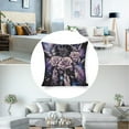 thumbnail image 3 of Dreamcatcher rose butterfly Linen toss pillowcase Decoration pillowcase Gift preferred 18x18" Cushion cover 4 set Sofa pillowcase Sofa bedroom living room car, 3 of 8