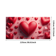 thumbnail image 1 of Valentine's Day Romantic Backdrop Banner with Roses and Hearts for Party Supplies Wedding Decorations Photography Background Props, 1 of 4
