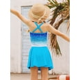 thumbnail image 7 of Lanbubble Girls Tankini Swimsuits Set Criss-Cross 2-Piece Bathing Suits Beach Swimwear 9-10 Years, 7 of 7