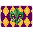 thumbnail image 2 of Caroline's Treasures Mardi Gras Fleur De Lis Kitchen/Bath Mat, 2 of 2