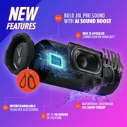 JBL Flip 7 - Portable waterproof and drop-proof speaker, Bold JBL Pro Sound with AI Sound Boost, 16Hrs of Playtime, and PushLock system with interchangeable accessories (White)