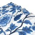 thumbnail image 3 of Yayeee Shower Curtain with Hooks 72"x72" Waterproof Fabric Bathroom Hanging Decor, Blue Floral Pattern, 3 of 5