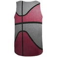 thumbnail image 2 of Championship Basketball Red and Silver All Over Mens Tank Top Multi SM, 2 of 2