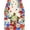 B, variant on Darzheoy 4th of July Table Linen Set,Independence Day Patriotic Tablecloth and Table Runner,Water Resistant Dining Table Cover with Stars and Stripes for Home Kitchen,Outdoor Picnic Party Decoration