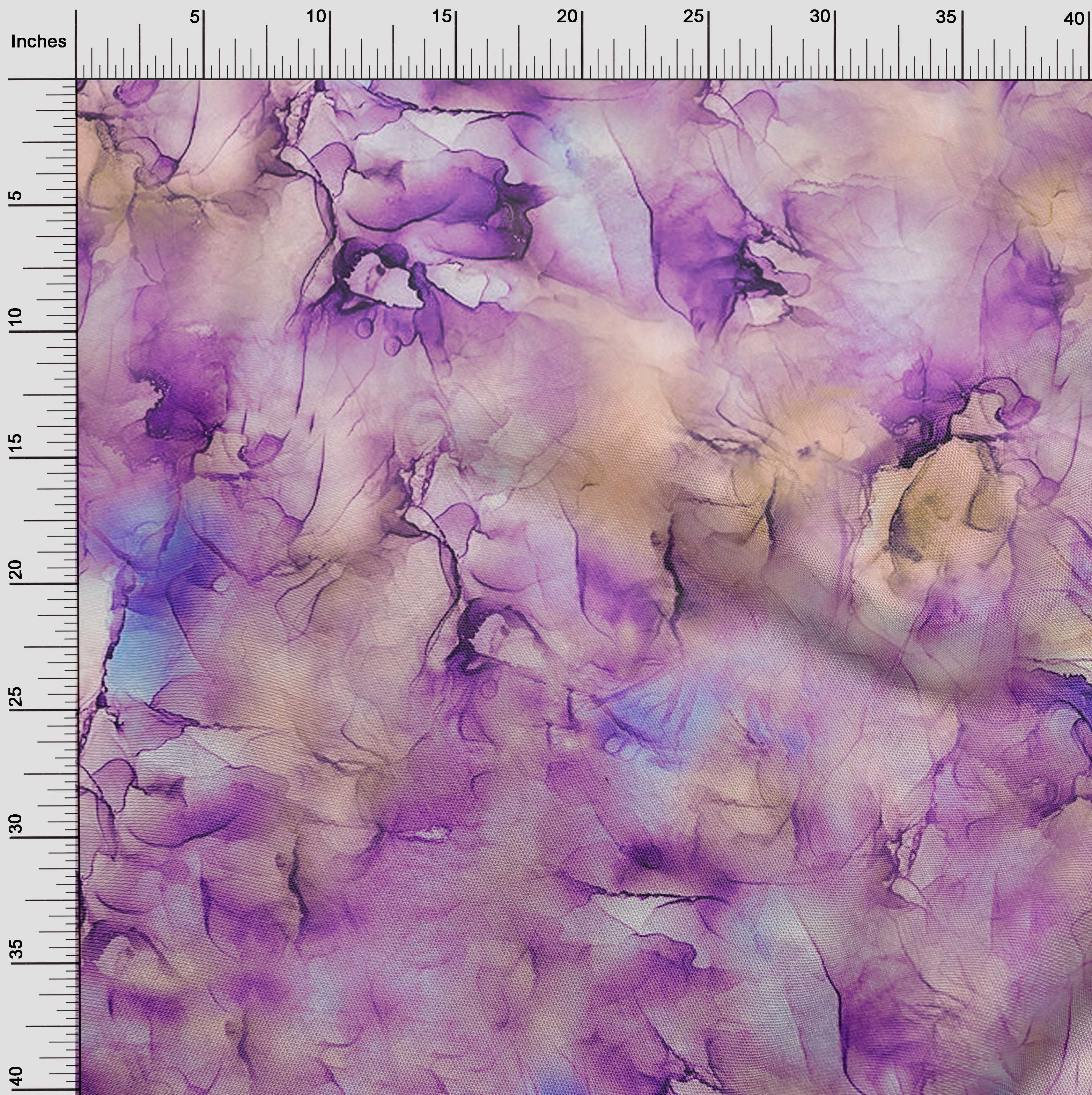 oneOone Cotton Jersey Purple Fabric Abstract Floral Diy Clothing Quilting Fabric Print Fabric By Yard 58 Inch Wide