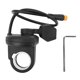 thumbnail image 2 of Acelerador de dedo con conector impermeable, Acelerador de pulgar con ABS Acelerador de pulgar izquierdo Control de velocidad del acelerador Tecnología de vanguardia, 2 of 8