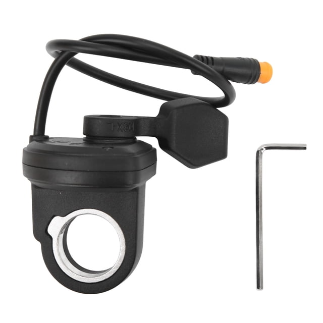 Acelerador de pulgar para modificación de bicicleta eléctricaacelerador de acelerador de pulgar de contacto resistente al desgaste con destornillador hexagonal para Anggrek Otros