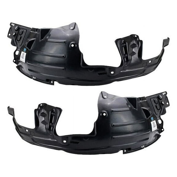 Front Fender Liner Set 2 Piece - Compatible with 2015 - 2017 Honda Fit 2016