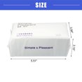 thumbnail image 4 of Vocoste Disposable Face Towel Wet and Dry Dual-use Cotton Tissue for Cleaning Pack of 100pcs White 7.87''x7.87'', 4 of 7