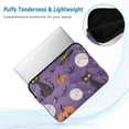 thumbnail image 2 of FORMRS 13-13.3 inch Laptop Sleeve Case Soft Carrying Quilted Computer Bag Cover, Halloween Black Cat, 2 of 7