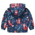 thumbnail image 3 of GYRATEDREAM Boys Hooded Dinosaur Jacket Windbreaker Casual Outerwear Kids Lightweight Zip Hooded Jacket, 3 of 9