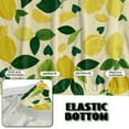 thumbnail image 6 of Xoenoiee Armless Futon Cover Futon Slipcover Couch Cover Futon Sofa Bed Cover Furniture Protector with Elastic Bottom Machine Washable, Lemon Beige, 6 of 8