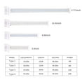 thumbnail image 2 of 8 Inch Aquarium Light Submersible Fish Tank Light Blue and White Color Clamp Aquarium LED Fish Tank Clip Light, 2 of 7