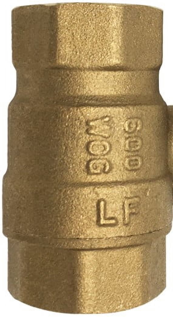 THEWORKS® Brass Threaded Full Port Ball Valve, 1-1/2" FIP x FIP