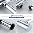 thumbnail image 2 of Siphon d'Évier Chromé Anti-Odeur Tube en Laiton, Argent, 30*22.5cm, 2 of 3