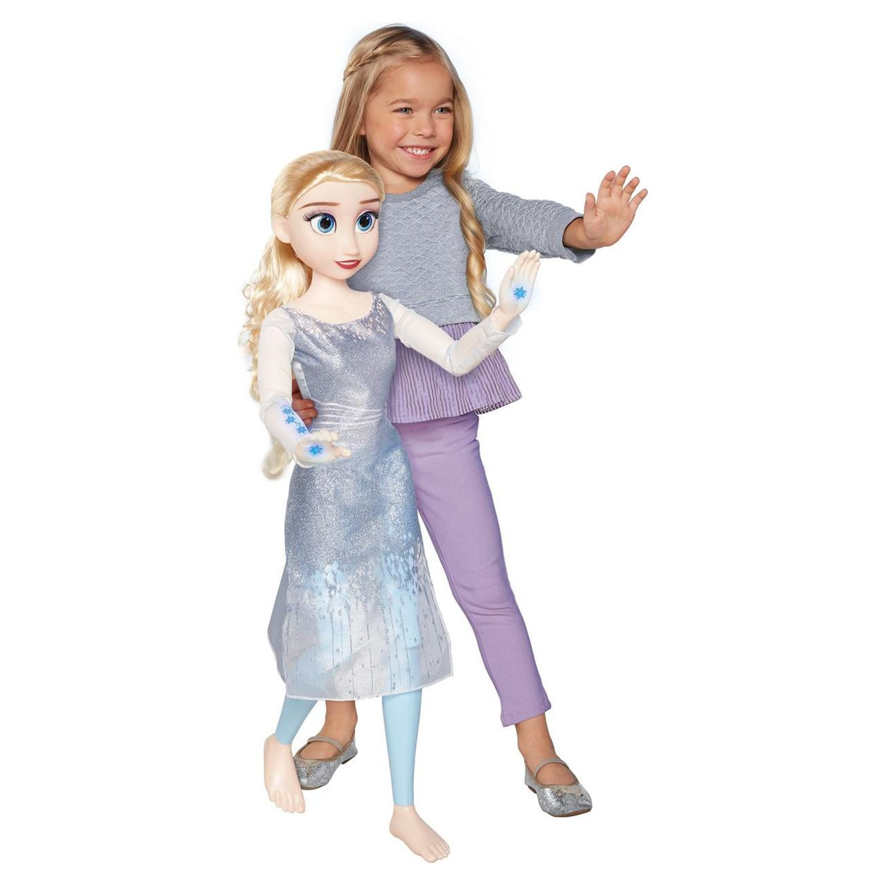 Disney Frozen 32 inch Playdate Elsa Doll with Ice Powers Walmart