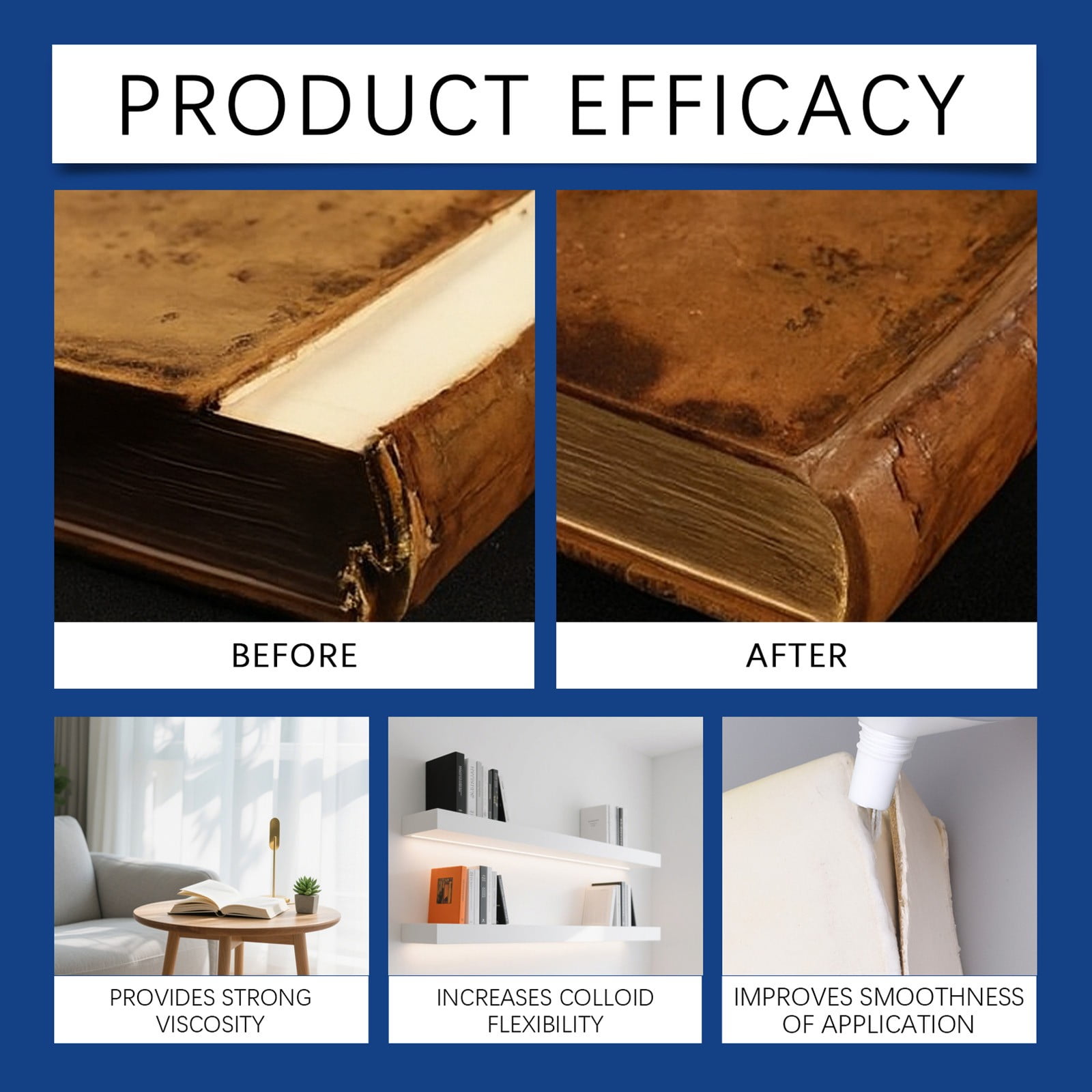 Allony 200ml Bookbinding Glue, Paper Glue, Professional Craft Glue For - View #6