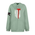 thumbnail image 3 of GIPQJK Graphic Hoodies for Men American Flag Design Sweatshirts Western Aztec Hoodie Big and Tall Pullover Tops with Pockets,Mint Green L, 3 of 4
