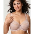 thumbnail image 3 of DELIMIRA Women's Plus Size Minimizer Bras Full Coverage Lace Unlined Underwire Bra B-K Cups, 3 of 5