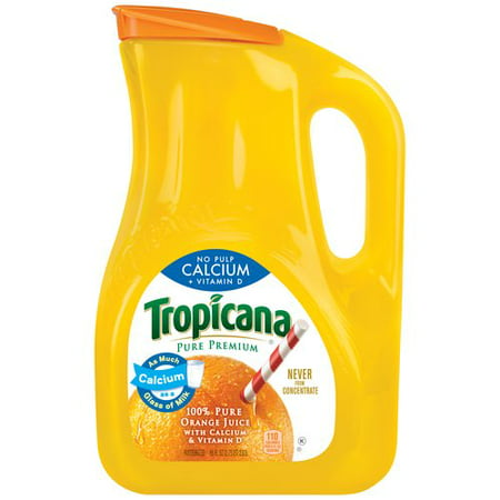 Tropicana Pure Premium No Pulp Calcium + Vitamin D Orange ...