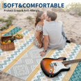 thumbnail image 4 of Outdoor Area Rug Waterproof Plastic Straw Rug, Plastic Straw RV Mat, Stain-Resistant Indoor Outdoor Carpet for Patio, Deck, Balcony, Picnic & Beach, 4 of 9