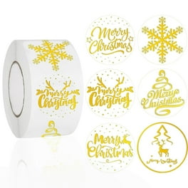 RYRDWP Advent Christmas Calendar Numbers Sticker Sheet For DIY