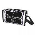 thumbnail image 2 of Bolsa de cosméticos con diseño de película de Tim Burton para mujer, bonita y de gran capacidad, estuche de maquillaje con diseño de película de fantasía y terror, bolsas de almacenamiento para artícu, 2 of 5