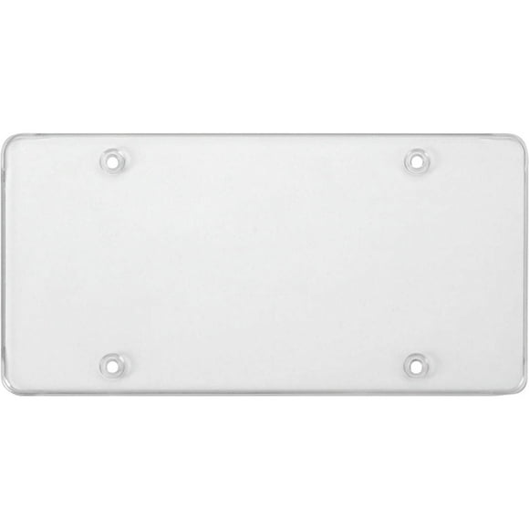 Cruiser Accessories Tuf Flat License Plate Shield, Clear