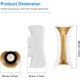 thumbnail image 4 of Aplique de pared LED moderno y creativo de 6W, lámpara de pared impermeable IP65, bañador de pared LED de aluminio para interiores y exteriores para dormitorio, sala de estar, baño, entrada, escalera, porche, pasillo-(3000k)Oro blanco oso de fresa Electrónica, 4 of 5