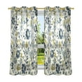 thumbnail image 6 of Yayeee Window Curtains Set of 2 for Living Room Light Filtering 63"x42", Light Floral, 6 of 7