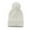 White, variant on LIZENG Beanie for Kids Toddler Baby Soft Knit Winter Hat with Folded Brim Unisex Cute Winter Cap Hat and Mitten Set