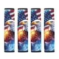 thumbnail image 5 of Jeiento Eagle Car Seat Belt Cover Pad American Flag Seat Belt Cushion Comfortable Car Seat Strap Pads Universal Size Fit for Most Cars SUVs Trucks Van Auto Accessory 4Th of July Decor, 2 PCS, 5 of 7