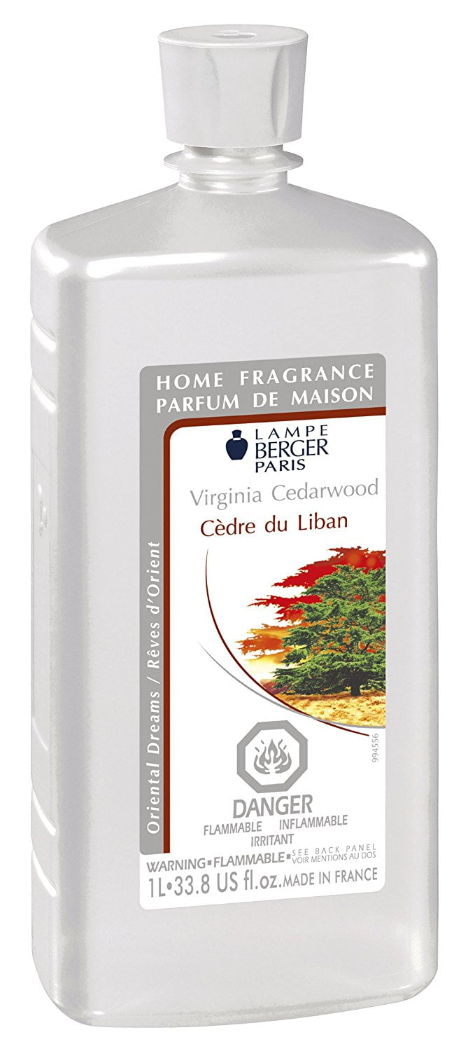 Virginia Cedarwood Fragrance 1 Liter, Made in France By Lampe Berger