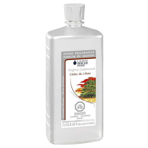 Virginia Cedarwood Fragrance 1 Liter, Made in France By Lampe Berger