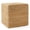 Natural Square, variant on Casafield Hand-Braided Jute Pouf Ottoman, 14" W x 14" D x 16" H - Round, Natural Woven Boho Indoor Home Decor for Living Room, Bedroom, Apartment