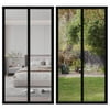 AGPTEK 2Pack Magnetic Screen Door Heavy Duty Hands-Free Mosquito Mesh Anti Bugs Fly Curtain - 39*82''